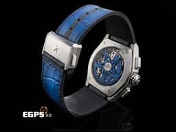ZENITH 真力時 DEFY El Primero 21 1/100秒計時碼錶 95.9002.9004/78.R584<font color="#0582f5"> 藍色鏤空面盤 鈦金屬材質</font><font color="#05f0f0">&nbsp;</font>自動上鍊 44mm