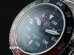 BALL WATCH 波爾錶 Engineer GMT DG2018C-S9C-BE 不鏽鋼材質 <font color="#70cce1">藍色面盤 百事可樂錶圈</font>&nbsp;<font color="#FF0000">自體發光氚氣燈管指針、時標 2023年保卡 </font> 自動上鍊 42mm