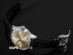 IWC 萬國錶 Portuguese 葡萄牙系列 IW501705 不鏽鋼材質 <font color="#f4ead2">沙漠金色太陽紋放射面盤 七日動力儲存顯示</font>&nbsp;<font color="#ff0000">2025年保卡 台灣公司貨</font>&nbsp;自動上鏈 42.4mm
