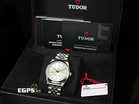 TUDOR 帝舵 Black Bay 36 碧灣 79640-0003&nbsp;香檳色面盤 雪花針 不鏽鋼 最新款五節錶帶搭配快速調節「T-fit」折疊扣 2026年保單 自動上鍊 36mm