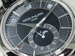 Patek Philippe 百達翡麗 PP錶 Annual Calendar 年曆錶 5205G-010 月相盈虧 日夜顯示 18K白金材質 <font color="#FF0000">PP印記 </font>5205 G<font color="#FF0000">&nbsp;</font>自動上鍊 40mm