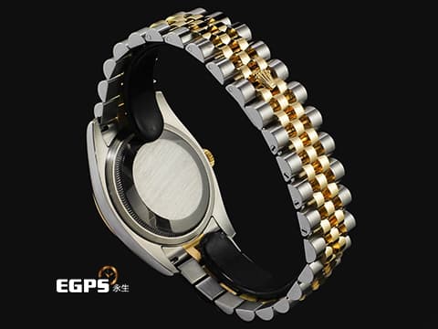 ROLEX 勞力士 DateJust DJ36 116233 18K黃金&amp;不鏽鋼材質 半金款 香檳金色面盤 立體羅馬數字時標&nbsp;2016年保卡&nbsp;自動上鏈 36mm