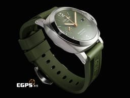 PANERAI 沛納海 Luminor 1950 3 Days GMT PAM1056 PAM01056 <font color="#058703">印度板球傳奇球星&nbsp;</font><font color="#a1d62e">Mr.Dohni聯名限量款 軍綠色面盤&nbsp;金質指針、小秒針</font> <font color="#FF0000">2020年保卡 限量251支&nbsp;</font>自動上鍊  44mm