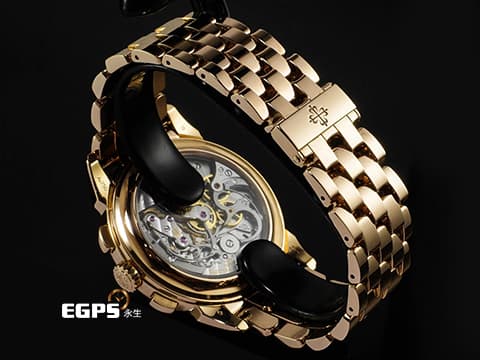 Patek philippe PP 百達翡麗 Complications 超複雜功能時計系列 5270/1R-001 18K玫瑰金材質 萬年曆腕錶 月相盈虧顯示 計時腕錶 2021年保單 僅試戴極新品 新錶參考訂價：7,716,000元&nbsp;手上鍊 41mm