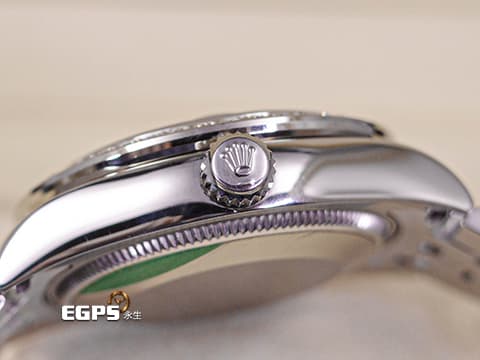 ROLEX 勞力士 Datejust 31 蠔式日誌型 178384&nbsp;原廠鑲鑽錶圈 深灰色VI鑽石時標面盤&nbsp;不鏽鋼 DJ31 紀念型（Jubilee）五銖錶帶 自動上鍊 31mm