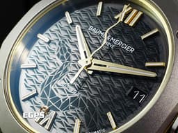 BAUME &amp; MERCIER 名仕 Riviera M0A10785 不鏽鋼材質 <font color="#05f0f0">蛇年特別版 蛇形圖案花紋面盤 </font><font color="#ff0000">2025年保卡 全球限量200支</font>&nbsp;自動上鏈 39mm