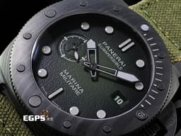 PANERAI 沛納海 Submersible Marina Carbotech PAM01698&nbsp;PAM1698 碳纖維材質 <font color="#bde6a7">漸層啞光綠色粒紋面盤</font><span style="font-size: 10pt;">&nbsp;</span><font color="#FF0000" style="font-size: 10pt;">2026年保卡</font><span style="font-size: 10pt;">&nbsp;自動上鍊 44mm</span>