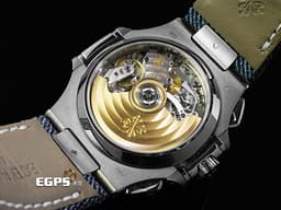 Patek Philippe 百達翡麗 PP錶 Nautilus 金鷹 鸚鵡螺 5980/60G-001 18K白金材質 <font color="#05f0f0">最新款 藍灰色蛋白石錶盤 新款PP印記</font><font color="#FF0000">&nbsp;2026年保單</font>&nbsp;自動上鍊 40.5mm