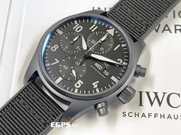 IWC 萬國 Pilot`s Chronograph Top Gun 飛行員系列 IW388106&nbsp; <font color="#fafa01">Top Gun 海軍空戰部隊</font> Ceratanium®（瓷化鈦金屬）計時腕錶 <font color="#ff0000">2025年保單</font>  41.9 mm