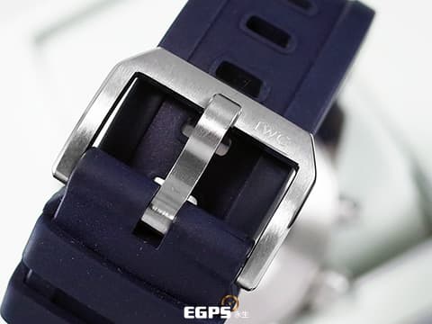 IWC 萬國錶 Aquatimer 海洋時計 潛水錶 計時碼錶 藍橘色外框 IW376704 橡膠帶款 自動上鍊 44mm