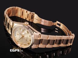 ROLEX 勞力士 Day-Date DD36 星期日誌型型 118235 18K永恆玫瑰金 <font color="#ffead1">玫瑰金色面盤 羅馬數字面</font>&nbsp;<font color="#ff0000">台灣公司貨</font> 自動上鍊 36mm