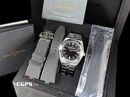 Vacheron Constantin 江詩丹頓 VC錶 Oversea 縱橫四海 4500V/110A-B483 不鏽鋼 大三針 經典<font color="#FF0000" style="font-size: 10pt;">&nbsp;2023年保卡 易拆卸替換錶帶裝置 另附皮革錶帶和橡膠錶帶&nbsp;</font><span style="font-size: 10pt;">自動上鍊 41mm</span>