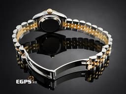 ROLEX 勞力士 Lady DateJust 179173 蠔式日誌型&nbsp;DJ26 經典三角坑紋錶圈 半金款 <font color="#ff0000">18K黃金材質 羅馬數字立體時標&nbsp;天然珍珠母貝面盤 五株紀念型鏈帶&nbsp;</font>自動上鍊 26mm