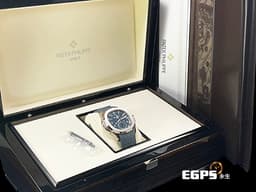 Patek Philippe 百達翡麗 PP錶 Aquanaut 5164G-001 旅行家 海底探險家 兩地時間 畫夜顯示 手雷 <font color="#ff0000">首款白K金材質旅行時間系列</font> <font color="#05f0f0">瑩潤灰藍色錶盤</font> 突顯現代和悠閒時尚風格 年輕帥氣收藏家首選 <font color="#05f0f0">2025年保單</font> 40mm