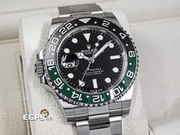 ROLEX 勞力士 GMT-Master II 格林威治型 126720 VTNR <font color="#00ff7f"> 綠黑框 雪碧 左冠錶</font> 126720VTNR <font color="#FF0000">勞力士罕見左冠錶  2024年新式保卡</font><font color="#00FFFF">三板蠔式錶帶</font> 自動上鍊 40mm