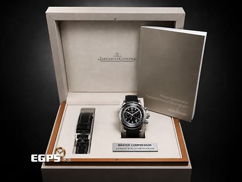 Jaeger-LeCoultre 積家 Master Compressor Extreme World Chronograph 150.8.22 大型運動複雜功能錶 GMT世界時間 24時區顯示 計時碼錶 限量200只 2025年保卡&nbsp;自動上鏈 46mm
