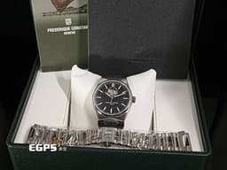 Frederique Constant 康斯登 Highlife 雋雅系列 Heart Beat 鏤空面盤 FC-310B4NH6B&nbsp;黑色地球儀飾面盤 不鏽鋼 大三針<font color="#FF0000">&nbsp;2020年保單</font><font color="#ff0000">&nbsp;快拆裝置 附原廠金屬錶帶</font> 自動上鍊 41mm