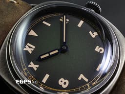 PANERAI 沛納海 Radiomir California PAM1349 PAM01349 不鏽鋼材質&nbsp;<font color="#84956f">經典漸層綠色加州面盤、藍鋼指針、Plexiglas樹脂風防 原味復刻</font>&nbsp;八日鍊&nbsp;<font color="#FF0000">2023年保卡</font>&nbsp;手上鍊 45mm