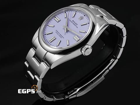 ROLEX 勞力士 Oyster Perpetual 41 蠔式恆動型 134300 薰衣草紫色面盤 賭桌綠&nbsp;經典 OP41 大三針 不鏽鋼 2026年保卡&nbsp;自動上鍊 41mm