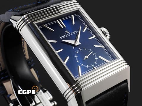 Jaeger Le-Coultre 積家 JLC Reverso Classic 翻轉系列 Q3988481 兩地時間 日夜顯示 小秒針 積家錶最具代表系列腕錶 品味人士首選 不鏽鋼材質&nbsp;2025年10月保卡 手上鍊 47 x 28.3mm