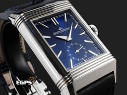 Jaeger Le-Coultre 積家 JLC Reverso Classic 翻轉系列 Q3988481 兩地時間 日夜顯示 小秒針 <font color="#FFD306">積家錶最具代表系列腕錶 品味人士首選</font> 不鏽鋼材質&nbsp;<font color="#FF0000">2025年10月保卡</font> 手上鍊 47 x 28.3mm