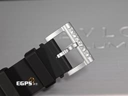 BVLGARI 寶格麗 Bulgari Aluminium系列 103382&nbsp;<font color="#e2e2e2">鋁合金+鈦金屬材質</font>&nbsp;<font color="#4F4F4F">黑色橡膠刻度錶圈</font>&nbsp;大三針&nbsp;<font color="#FF0000">2025年保卡</font>&nbsp;自動上鍊 40mm
