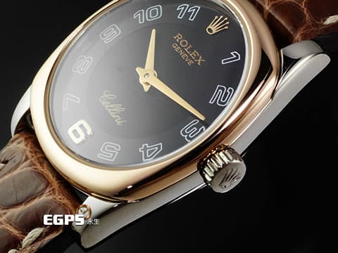 ROLEX 勞力士 Cellini Danaos 6229/9BIC 18K白金&amp;玫瑰金材質&nbsp;極稀有 2022年新式保卡&nbsp;石英機芯 24mm