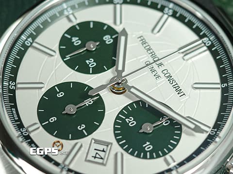 Frederique Constant 康斯登 Highlife Automatic Chronograph 雋雅系列 白熊貓面盤 計時碼表 FC-391SGR4NH6 不鏽鋼 &nbsp;2025年台灣公司貨&nbsp;快拆裝置 附原廠金屬錶帶 限量1888只&nbsp;自動上鍊 41mm