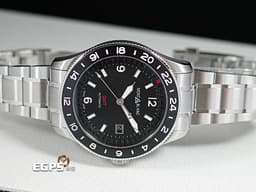MONTBLANC 萬寶龍 1858 GMT 系列 MB129615 <font color="#4169e1">首創無指針 GMT 二地時間</font> 不銹鋼 大三針&nbsp;<font color="#FF0000">2025年保單 </font> 自動上鍊 42mm