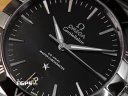 OMEGA 歐米茄 Constellation 星座系列 13133412101001 <font color="#6b6b6b">黑色放射紋面盤 黑陶瓷外圈</font> 不鏽鋼 大三針<font color="#FF0000">&nbsp;2022年台灣公司貨 </font>同軸擒縱 自動上鏈 41mm