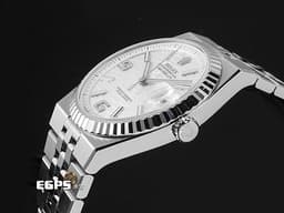 ROLEX 勞力士 Land-Dweller 40 蠔式 陸行者 127334 <font color="#ededed">醇白色蜂巢圖案錶面</font> 大三針 不鏽鋼&nbsp;<font color="#fa00fa">最新款7135型機芯 透明錶背</font>&nbsp;18K白金經典三角坑紋外圈&nbsp;<font color="#FF0000">2026年保卡 纖薄紀念型（Flat Jubilee）錶帶</font>&nbsp;自動上鍊 40mm