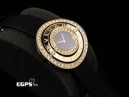 BVLGARI 寶格麗 Bulgari Astrale Cerchi系列 AE36G 18K黃金材質&nbsp;<font color="#05f0f0">原廠鑲嵌鑽石錶圈</font>&nbsp;石英機芯 36mm