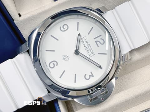 PANERAI 沛納海 Luminor Base Logo 3 Day 三日鍊 PAM01087 PAM1087 不鏽鋼材質 象牙白色面盤 2025年保單 手動上鍊 44mm