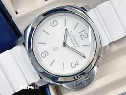 PANERAI 沛納海 Luminor Base Logo 3 Day 三日鍊 PAM01087 PAM1087 不鏽鋼材質 <font color="#ffffff">象牙白色面盤</font> <font color="#ff0000">2025年保單</font> 手動上鍊 44mm