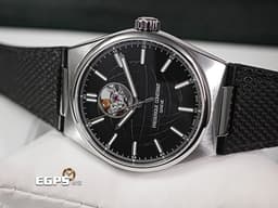 Frederique Constant 康斯登 Highlife 雋雅系列 Heart Beat 鏤空面盤 FC-310B4NH6B&nbsp;黑色地球儀飾面盤 不鏽鋼 大三針<font color="#FF0000">&nbsp;2020年保單</font><font color="#ff0000">&nbsp;快拆裝置 附原廠金屬錶帶</font> 自動上鍊 41mm