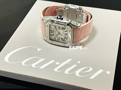 CARTIER 卡地亞 Santos 100 山度士 W20126X8 中型 不鏽鋼 大三針&nbsp;&nbsp;自動上鏈 44.2 x 35.6mm