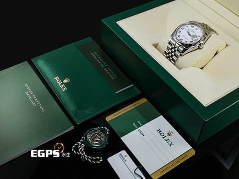 ROLEX 勞力士 DATEJUST 116234 蠔式 經典 不鏽鋼材質 白色面盤 立體羅馬數字時標 2018年保卡 台灣公司貨 自動上鏈&nbsp;36mm