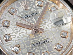 ROLEX 勞力士 Lady-Datejust 26 蠔式日誌型 179165 <font color="#f8c47c">紀念浮雕面盤 電腦面 原廠鑽石時標</font>&nbsp;DJ26 玫瑰金材質&nbsp;<font color="#FF0000">台灣公司貨 蠔式（Oyster）三節板帶</font> 自動上鍊 26mm