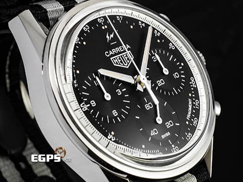 Tag Heuer 泰格 豪雅 Carrera 卡萊拉系列 CBK221A.EB0171 不鏽鋼材質 計時碼錶 Fragment Design 藤原浩聯名款&nbsp;限量500支&nbsp;賽車錶 自動上鍊 39mm