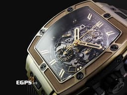 Hublot 宇舶 Spirit of Big Bang 大爆炸 靈魂系列 642.MX.0130.RX <font color="#f0d18f">宇舶獨家 魔術金材質 黑色鏤空面盤</font> 計時碼表 <font color="#ff0000">2026年電子保單 限量200支</font> 自動上鍊 42mm