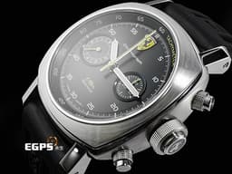 PANERAI Ferrari 沛納海 法拉利 FER00025 不鏽鋼材質&nbsp;<font color="#0582f5">法拉利聯名款 1/8 Second 閃電追針計時 </font><font color="#ff0000">限量300支</font>&nbsp;手動上鏈 45mm