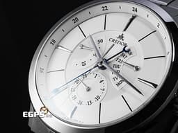 SEIKO 精工 Credor 貴朵 GCBT-997 4S76-00A0 不鏽鋼材質 <font color="#05f0f0">GMT 第二地24小時指針</font>&nbsp;<font color="#05f0f0">星期、日期、動力儲存顯示</font>&nbsp;<font color="#ff0000">TOYOTA之Corwn ，SEIKO之Credor，SEIKO旗下頂極奢侈品牌 一手錶未整理 台灣公司貨</font> 自動上鍊 41.3mm