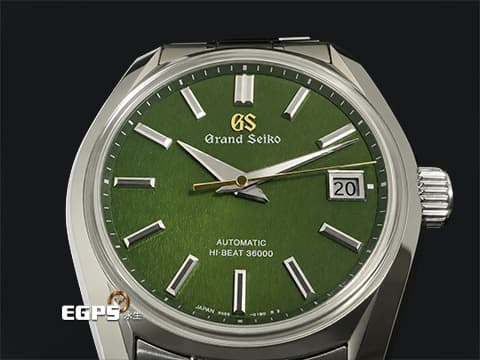 GRAND SEIKO 特級精工 GS精工 Heritage Collection 系列 SBGH351 不鏽鋼材質 立夏「Rikka」深綠色紋理面盤描繪初夏時節 草原被清爽微風吹拂的景象&nbsp;2026年保卡&nbsp;自動上鍊 40mm