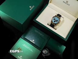 ROLEX 勞力士 Daytona 迪通拿 126518LN 計時碼表 18K黃金材質 陶瓷錶圈<font color="#05f0f0">&nbsp;Tiffany 蒂芬妮 綠松石色面盤</font><font color="#FF0000">&nbsp;</font><font color="#fafa01">2026年保卡</font><font color="#FF0000"> </font> 賽車錶 自動上鍊 40mm