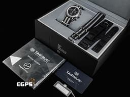 Tag Heuer 泰格 豪雅 Carrera 卡萊拉系列 CBK221A.EB0171 不鏽鋼材質 計時碼錶 <font color="#05f0f0">Fragment Design 藤原浩聯名款</font>&nbsp;<font color="#ff0000">限量500支</font>&nbsp;賽車錶 自動上鍊 39mm