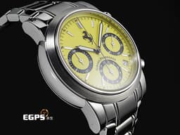 Girard-Perregaux 芝柏 GP Pour Ferrari 8020 不鏽鋼材質 <font color="#fafa01">法拉利LOGO黃色面盤</font>&nbsp;<font color="#FF0000">&nbsp;</font>自動上鍊 38mm