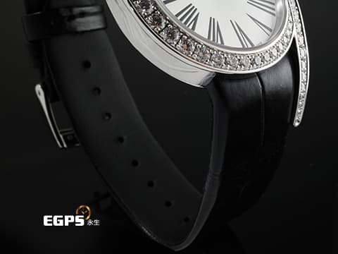PIAGET 伯爵 Limelight Gala系列 G0A38160 18K白金材質 鑲飾60顆圓形美鑽（約0.92克拉）錶圈 2025年保卡 新錶訂價：1,040,000元&nbsp;石英機芯 32mm