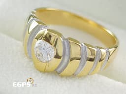 黃K金 白K金 天然真鑽 鑽戒 鑽石戒指 鑽石 主石0.37CT 女戒