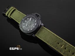 PANERAI 沛納海 Submersible Marina Carbotech PAM01698&nbsp;PAM1698 碳纖維材質 <font color="#bde6a7">漸層啞光綠色粒紋面盤</font><span style="font-size: 10pt;">&nbsp;</span><font color="#FF0000" style="font-size: 10pt;">2026年保卡</font><span style="font-size: 10pt;">&nbsp;自動上鍊 44mm</span>