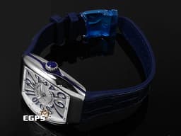 FRANCK MULLER 法蘭穆勒 Vanguard系列 V32 SC AT F0 酒桶型 不鏽鋼材質 <font color="#FFFFFF">白色雕紋面盤</font> <font color="#ff0000">2025年保卡 台灣公司貨 保有部分原廠膠膜</font> 自動上鍊 42x32mm